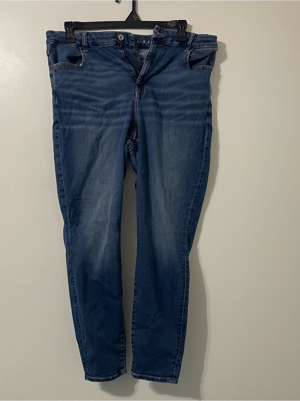 American Eagle Curvy Hi Rise Jegging Junior Size 18 34” Waist Next Level Stretch